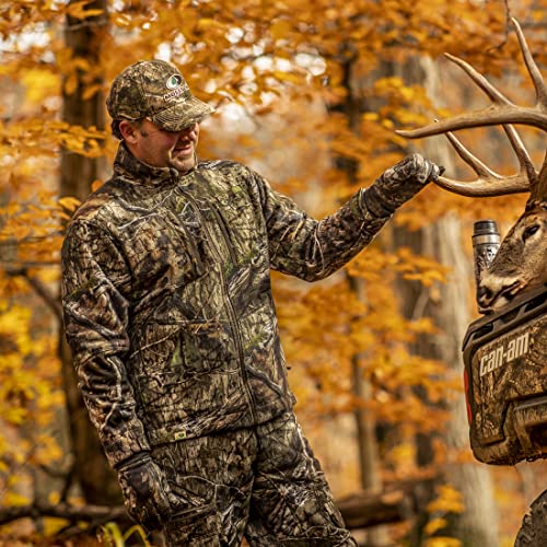 Men's Sherpa Fleece Lined Camo Hunting Jacket H294