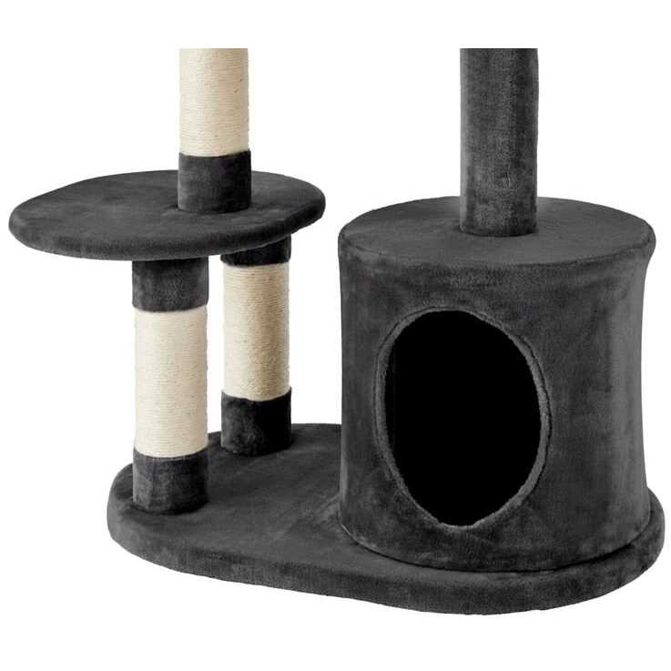 59.5-in Heavy Duty Faux Fur Cat Tree Condo K826961