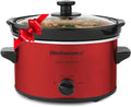 Metallic Red 2 Quart Electric Slow Cooker with Glass Lid N216905
