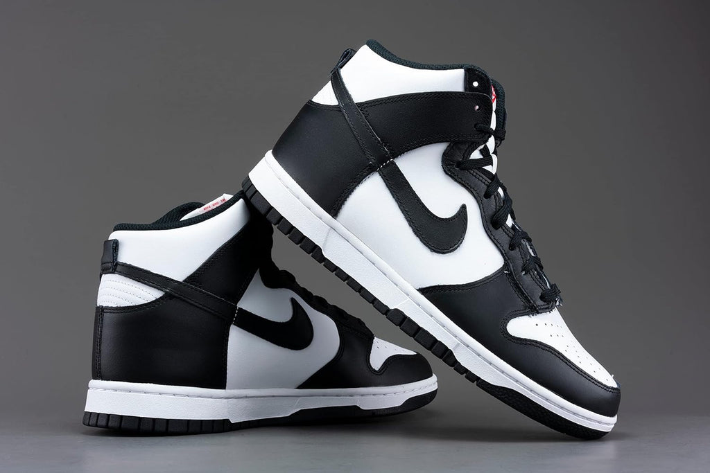 Black/White High Top Shoes S842
