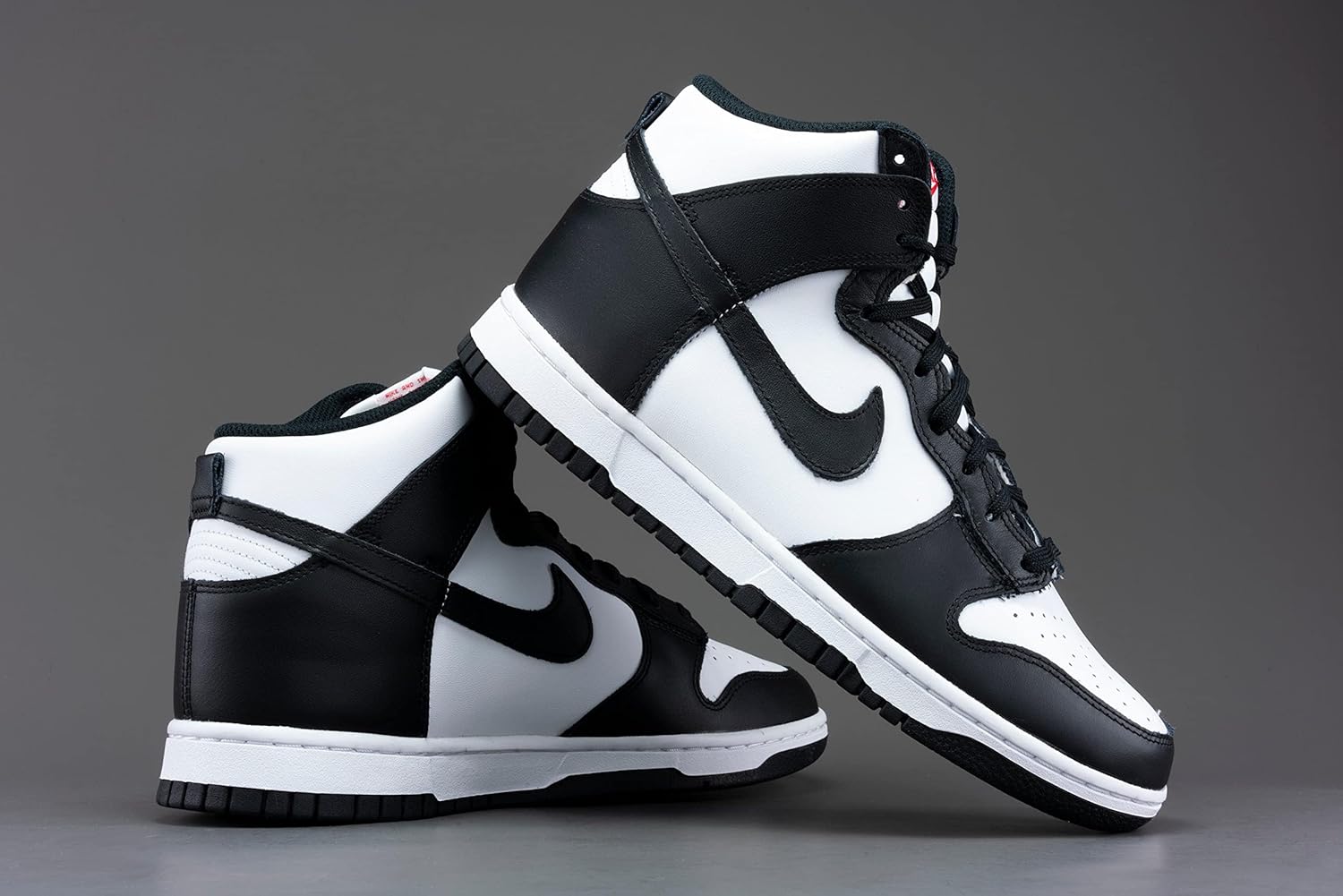 Black/White High Top Shoes S842