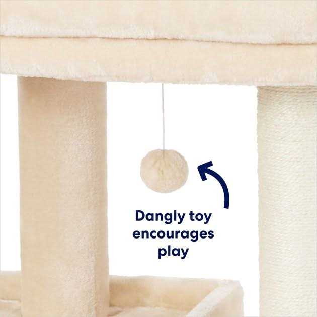 42-in Heavy Duty Faux Fur Cat Tree Condo I856