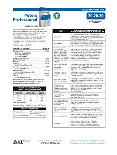 20-20-20 Water Soluble Fertilizer (2 Pounds) N371