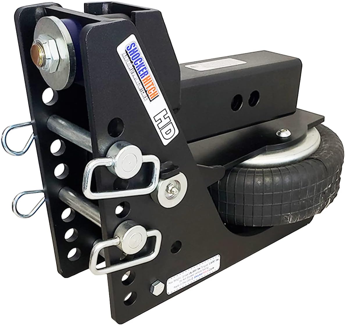 Black Air Hitch & Sway Control Towing Kit, Fits 3" Hitch 2 Sway Arm Z45099