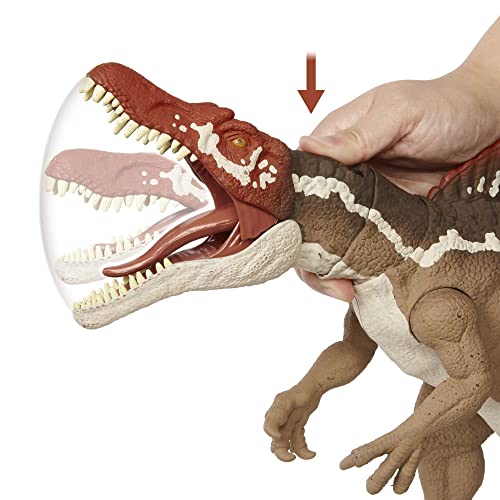 Extreme Chompin' Spinosaurus Dinosaur Action Figure Toy with Movable Joints D2018