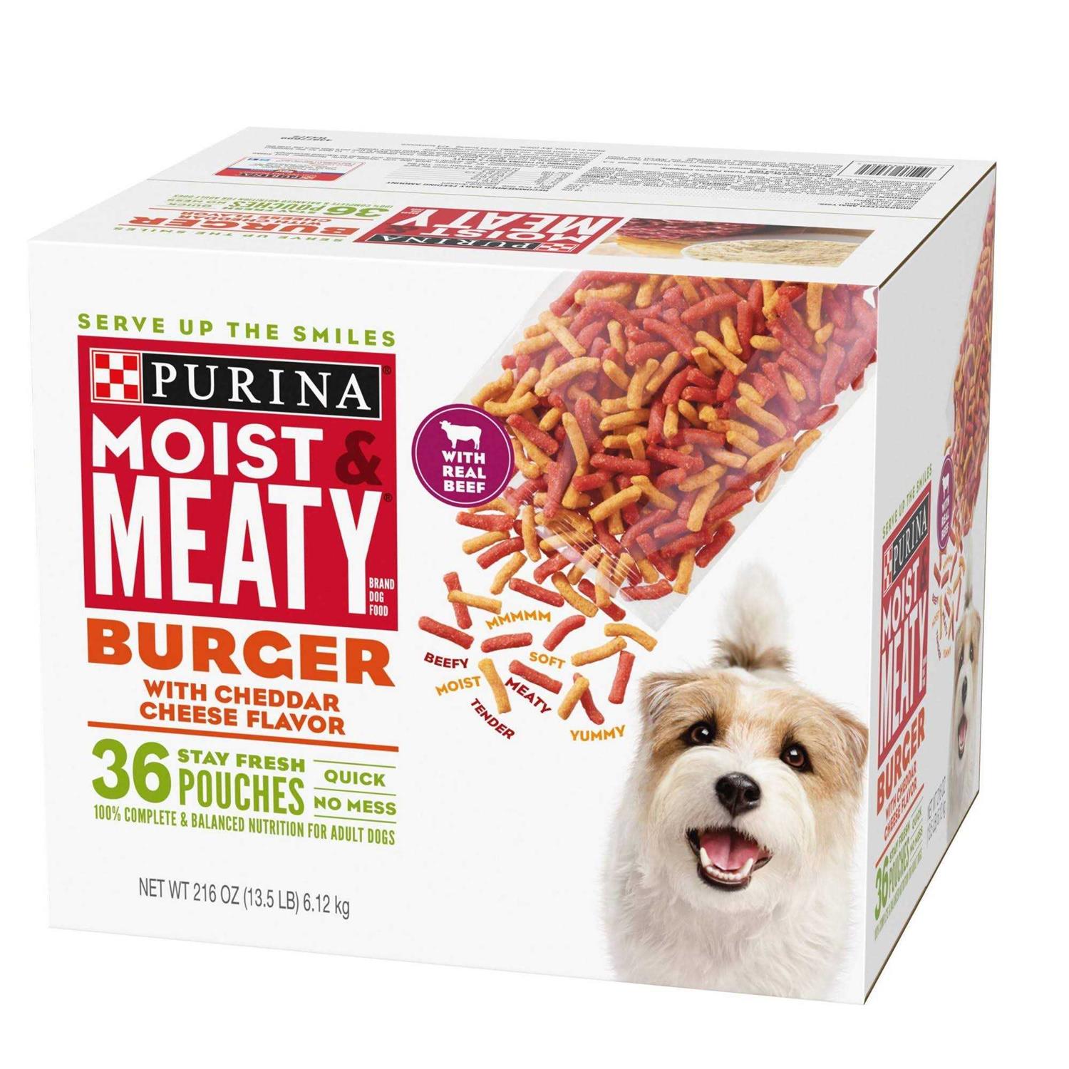 Burger with Cheddar Cheese Flavor Dry Dog Food W93798