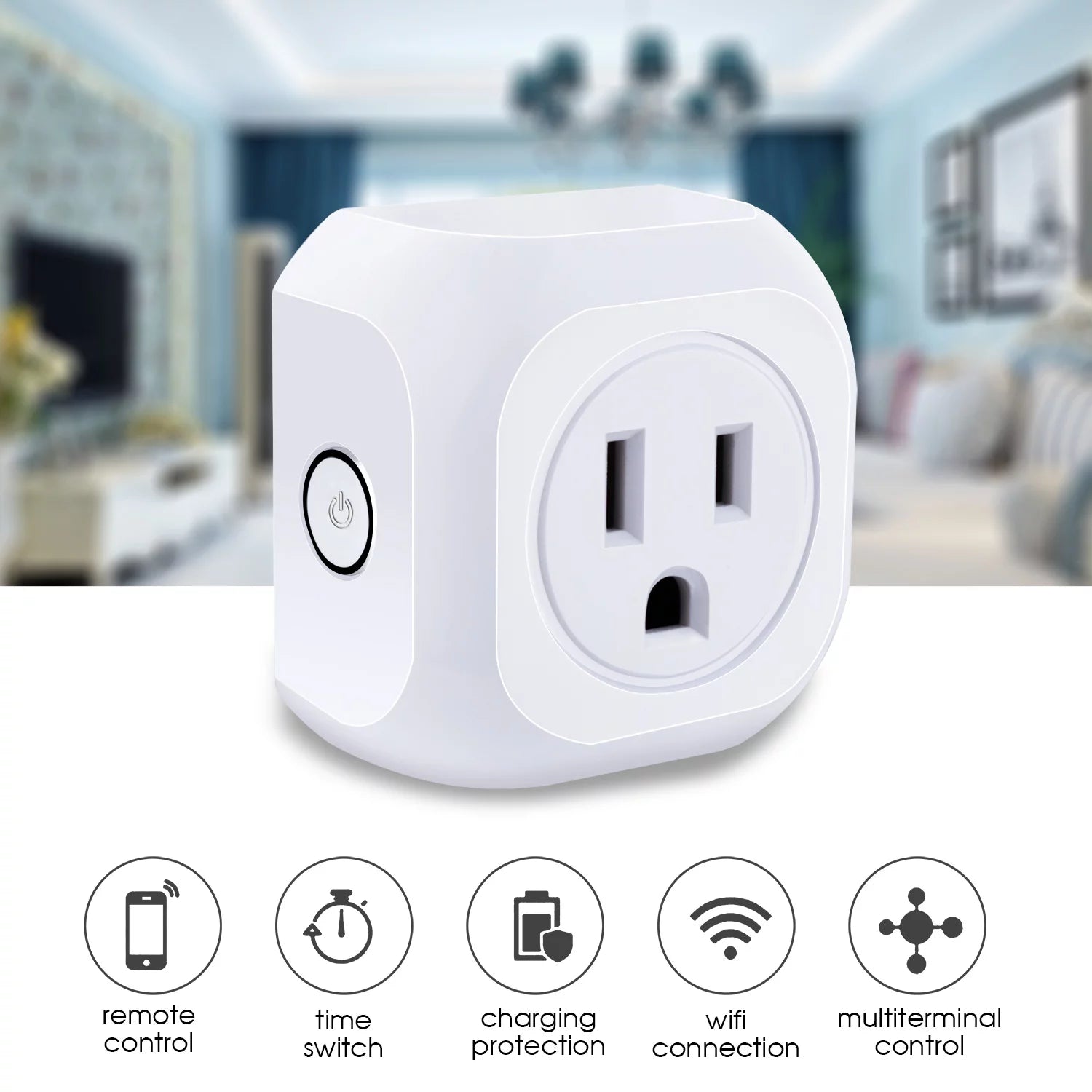 Smart Plug 3 Pack Wifi Mini Outlets Smart Socket Z747768