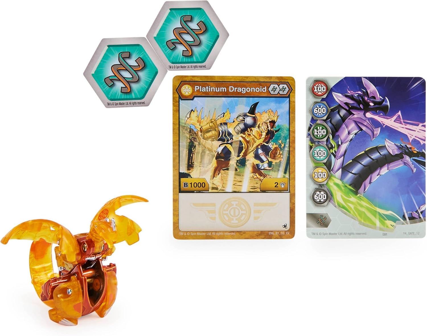 Die-cast Aurelus Gold Dragonoid I170461