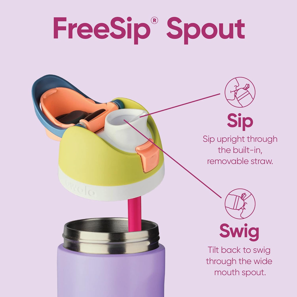 32 Oz Insulated Stainless Steel Water Bottles with Straw, Set of 2 Q331