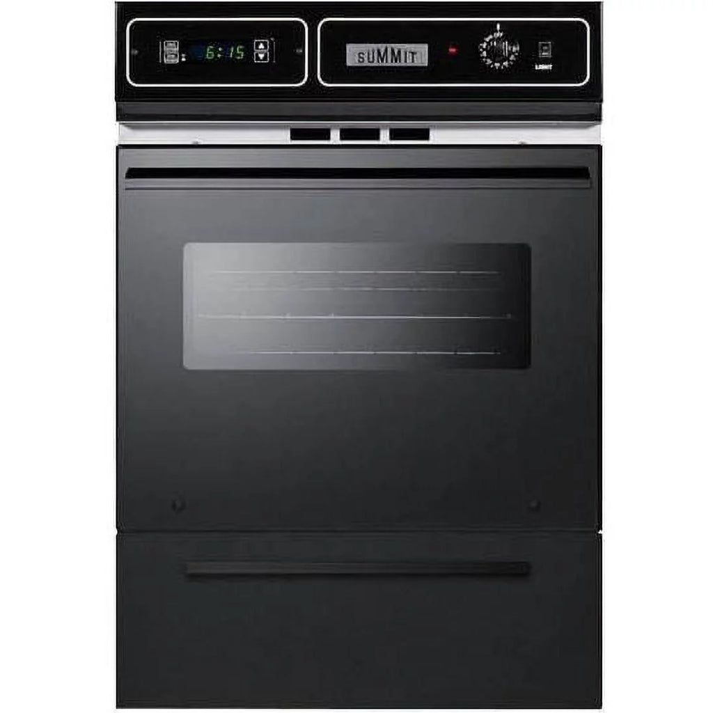 Black Glass Single Electric Wall Oven E6262