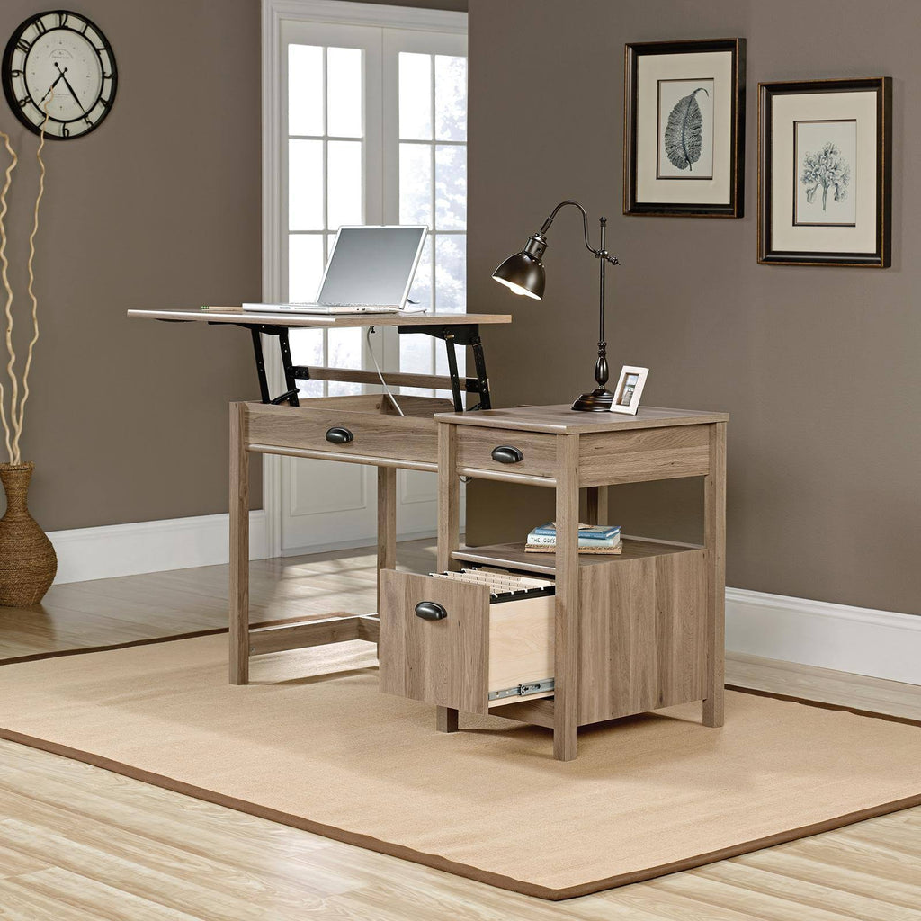 Salt Oak Computer Desk J855620