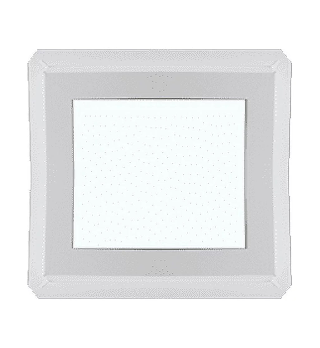 16" x 16" Double Pane Non-Opening Tempered Low-E Glass White Vinyl Window N168247