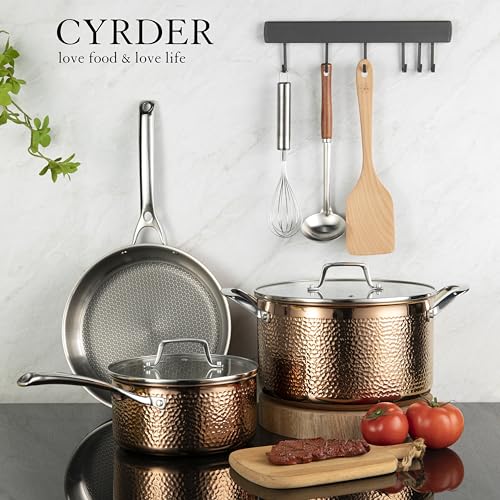 5 Piece Heavy Duty Stainless Steel Cookware Set O795