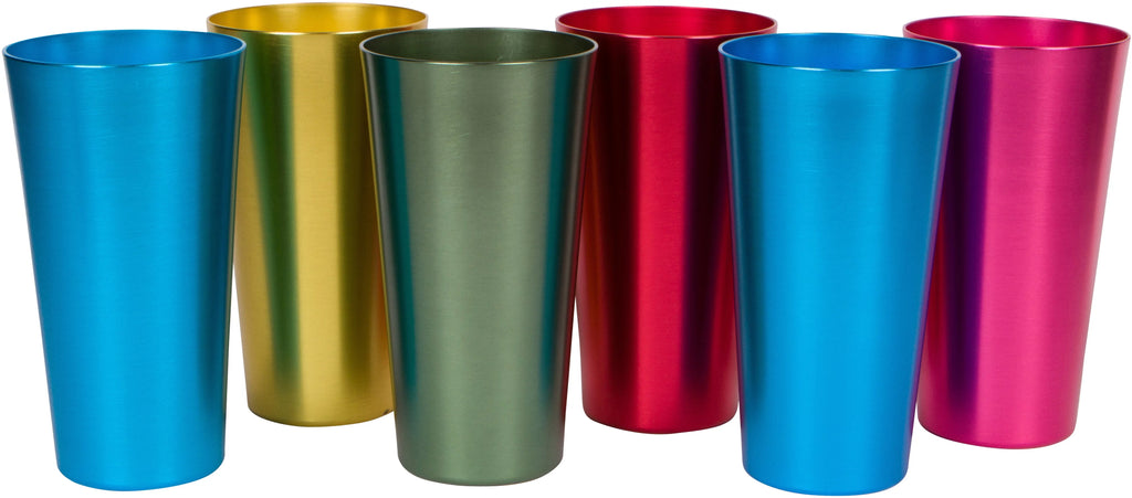 20 oz. Retro Aluminum Tumblers - 6 cups V533