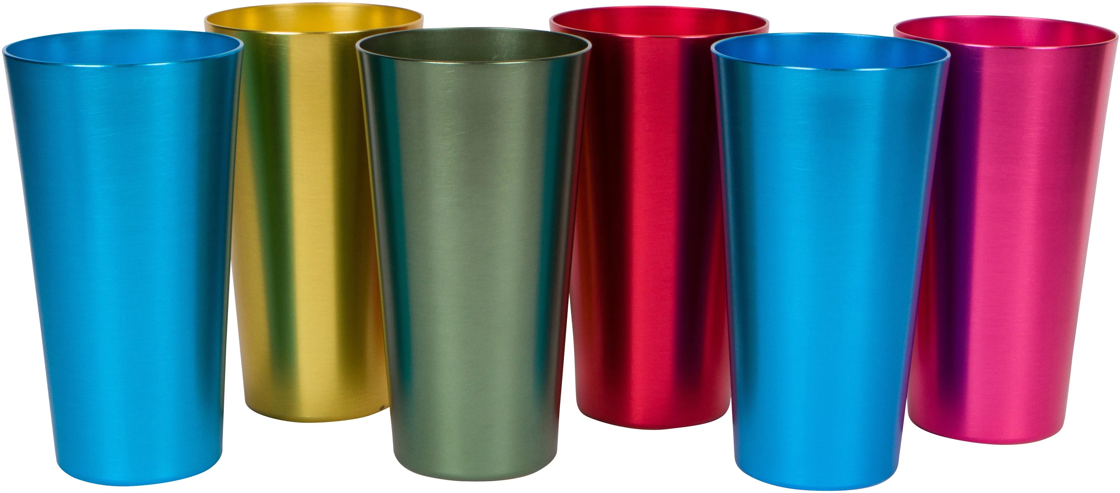 20 oz. Retro Aluminum Tumblers - 6 cups V533