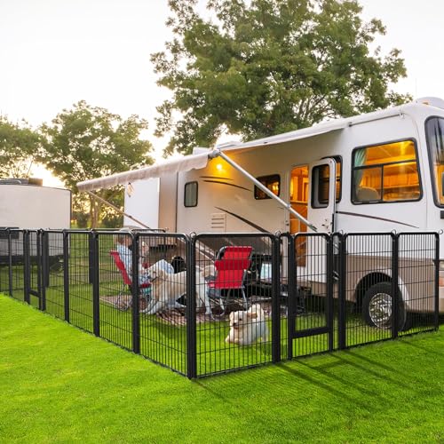8 Panels Metal Dog Playpen U8006