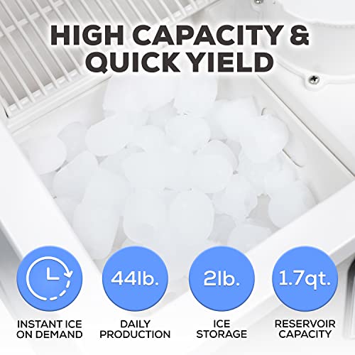 Stainless Steel Electric Countertop Ice Maker Machine V67312