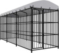 Outdoor Dog Kennel with Roof M389413