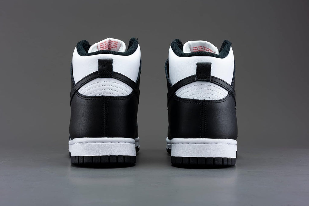 Black/White High Top Shoes S842