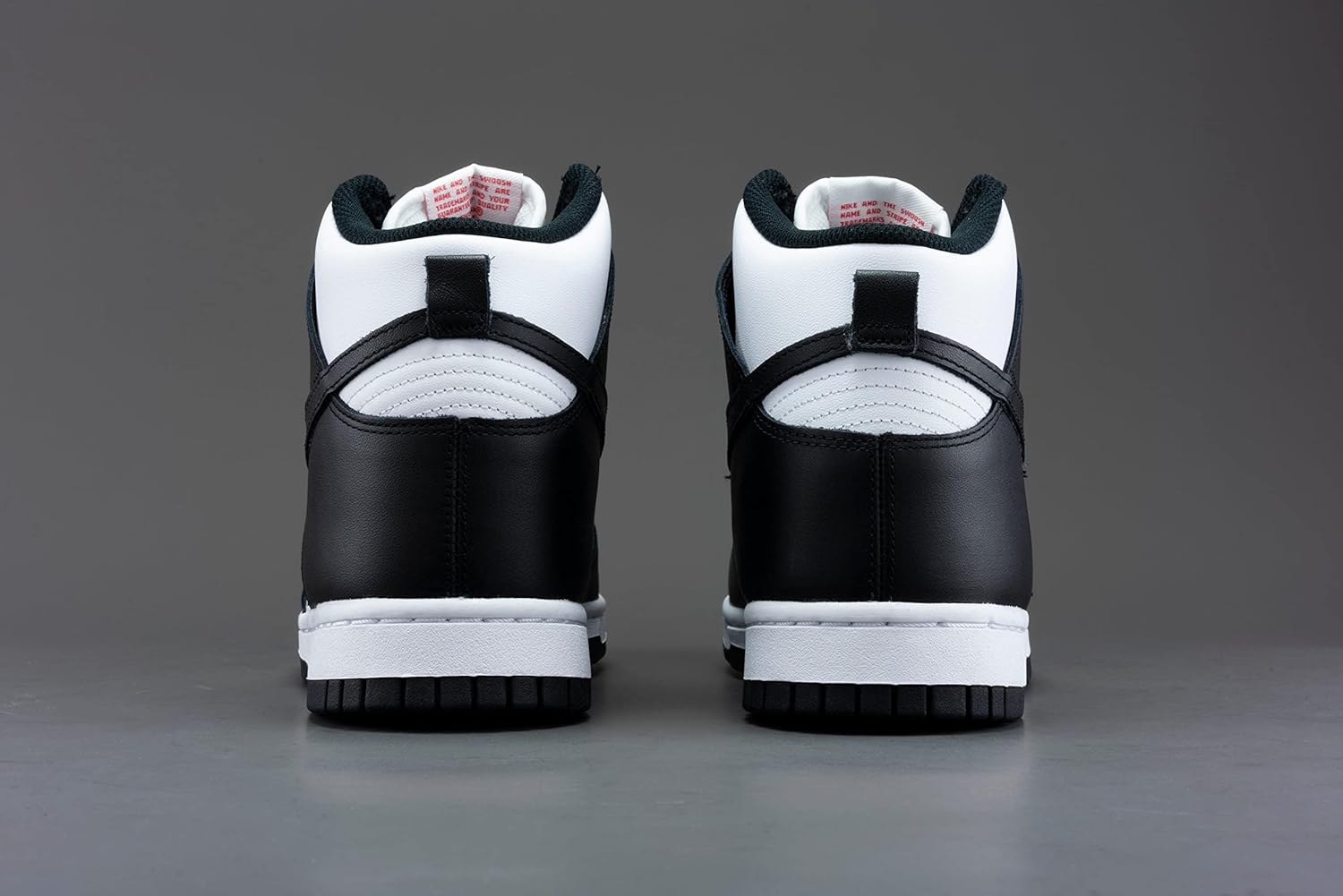 Black/White High Top Shoes S842