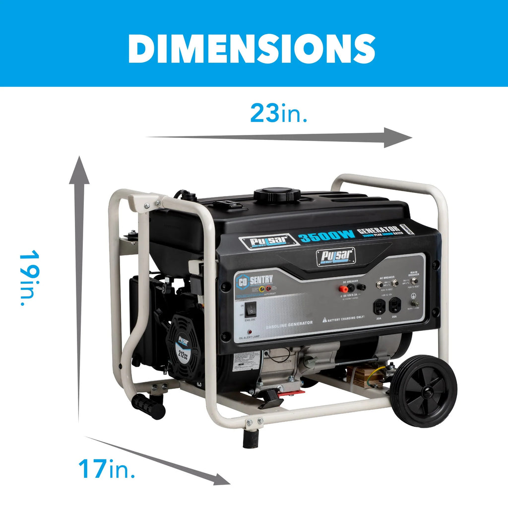 3,500-Watt Gasoline Powered Generator with CO Sentry M49320