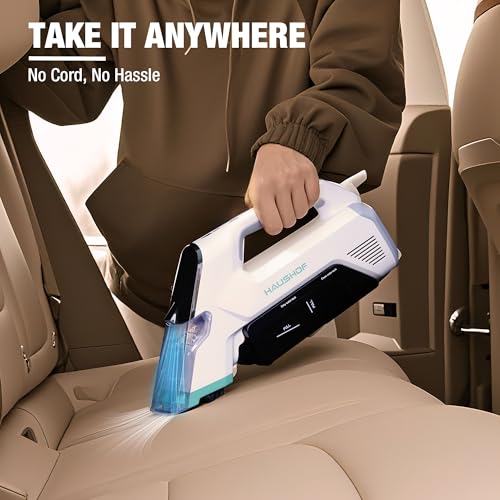 Handheld Cordless Carpet Cleaner with 2 Water Tanks R8091
