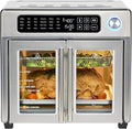 Extra Large French Door Air Fryer Toaster Oven Combo, Stainless Steel, 26QT Capacity B705518