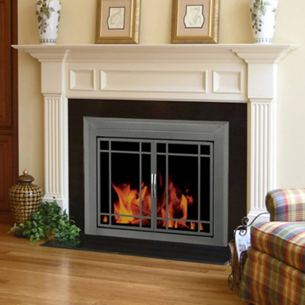 Small Glass Fireplace Doors K98888