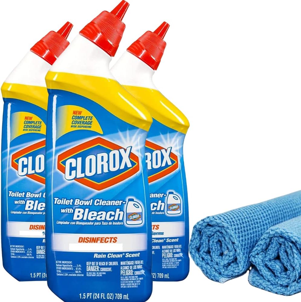 Toilet Bowl Cleaner with Bleach 24 oz D5870