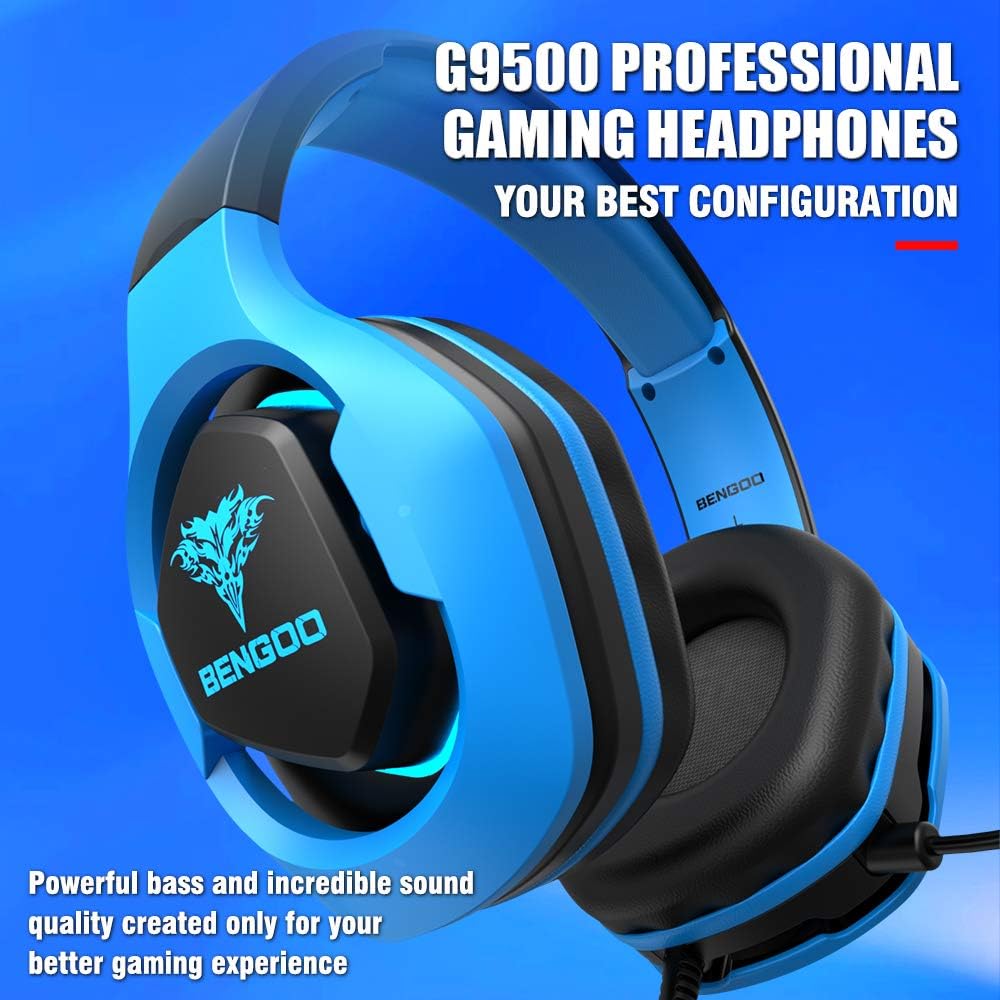 Blue Gaming Headset with Mic D810