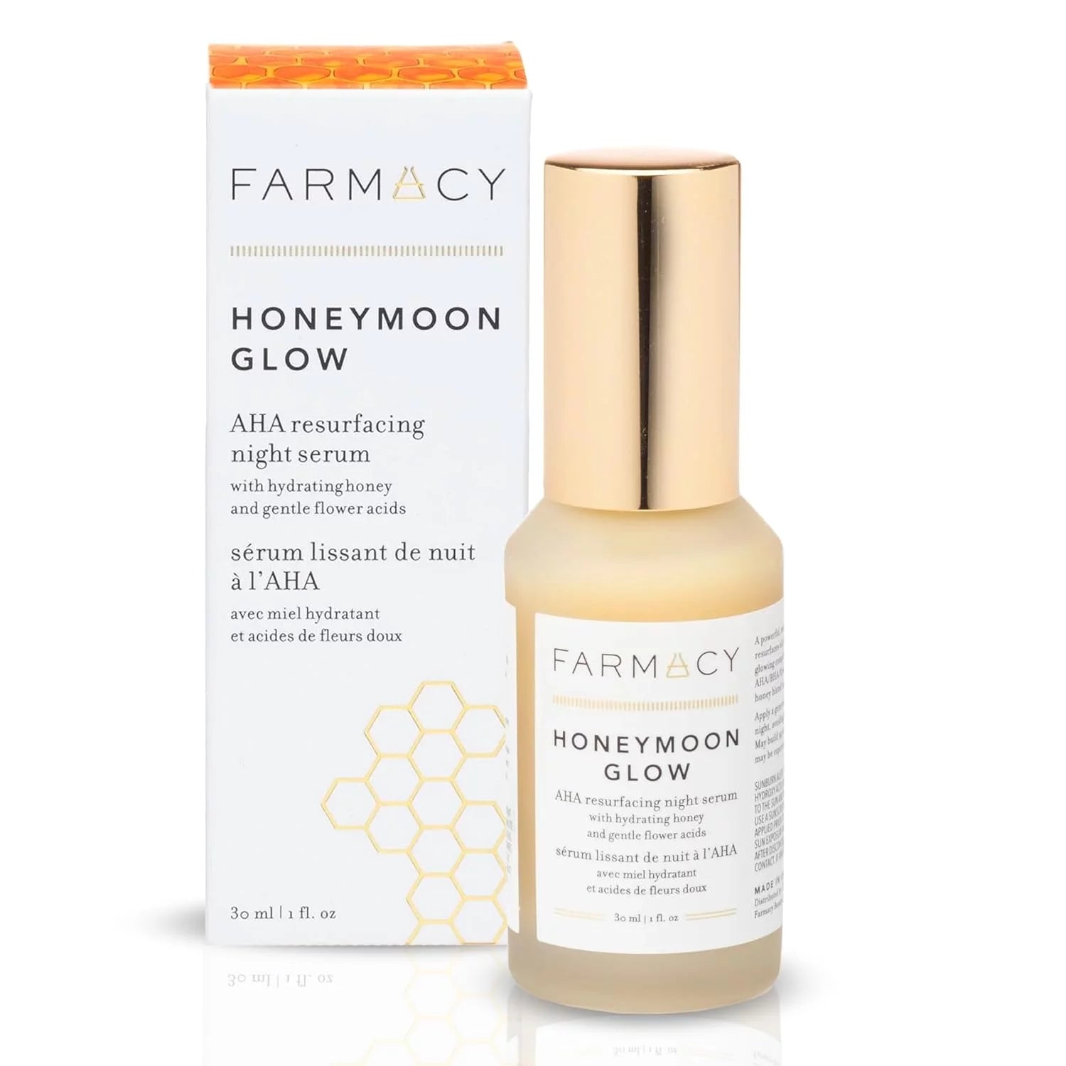 AHA Hydrating Night Serum with Hyaluronic Acid 1 Fl Oz N118