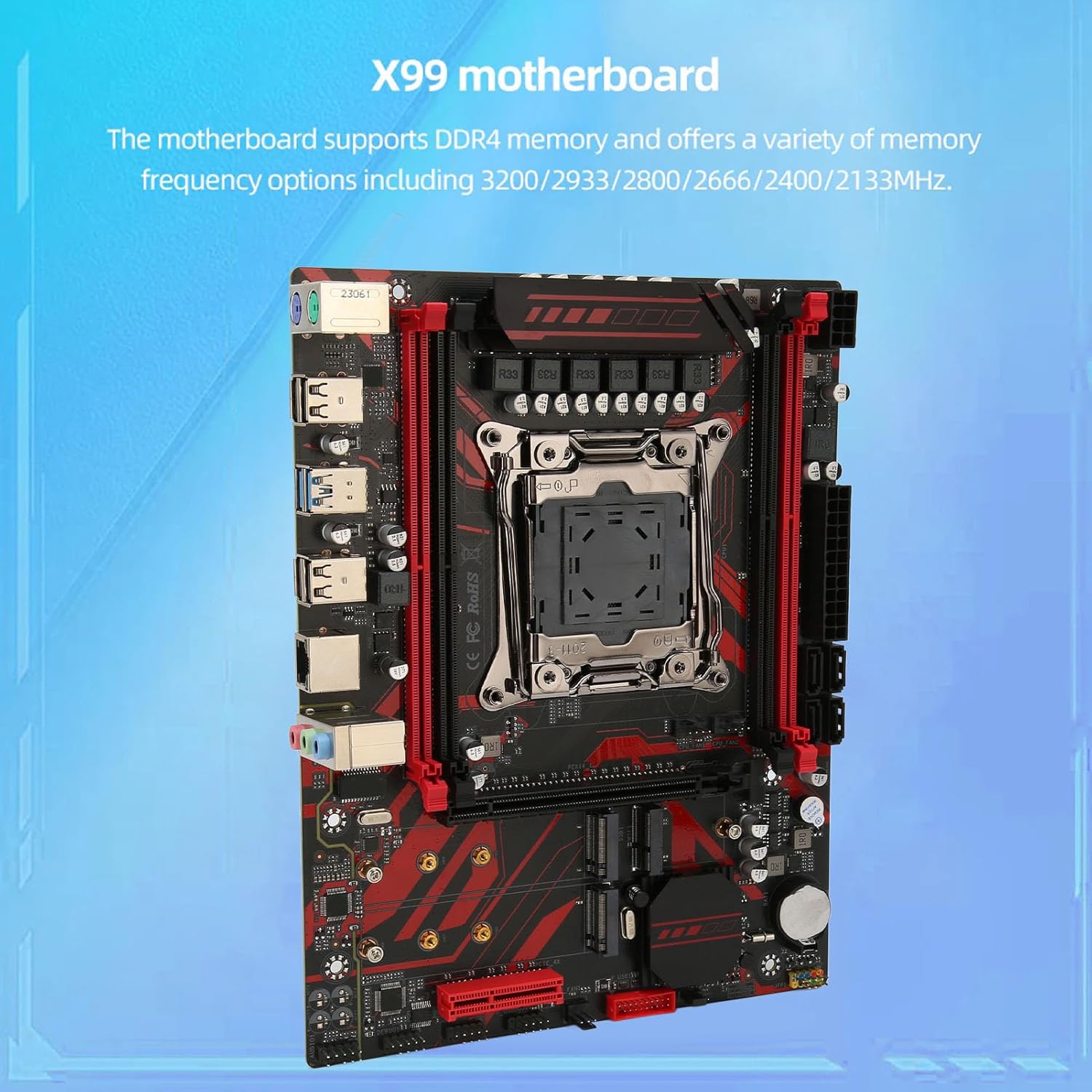 Micro ATX Motherboard with Dual M.2 Slots V39380