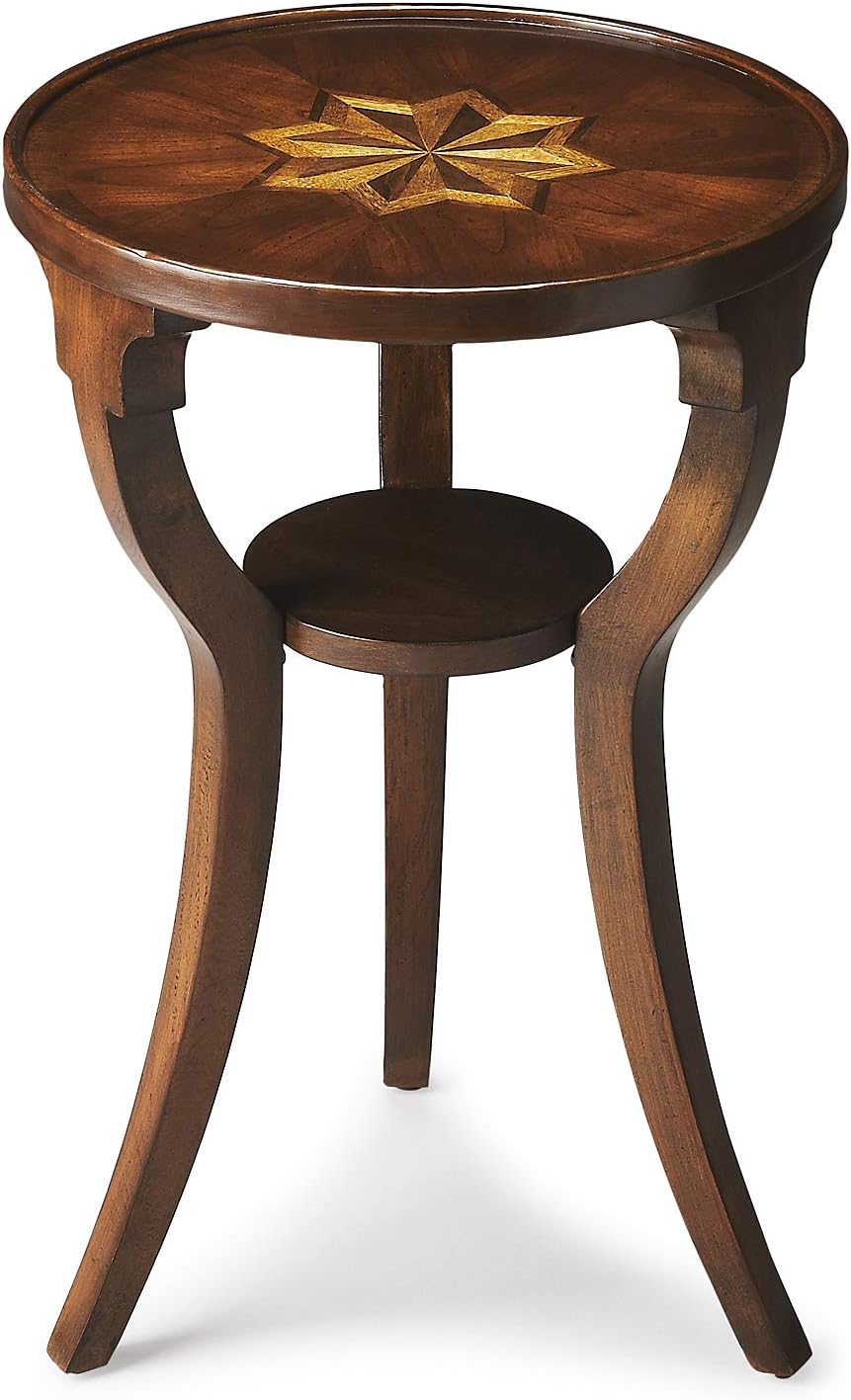 Round Inlaid Accent Table U626178
