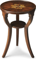 Round Inlaid Accent Table U626178