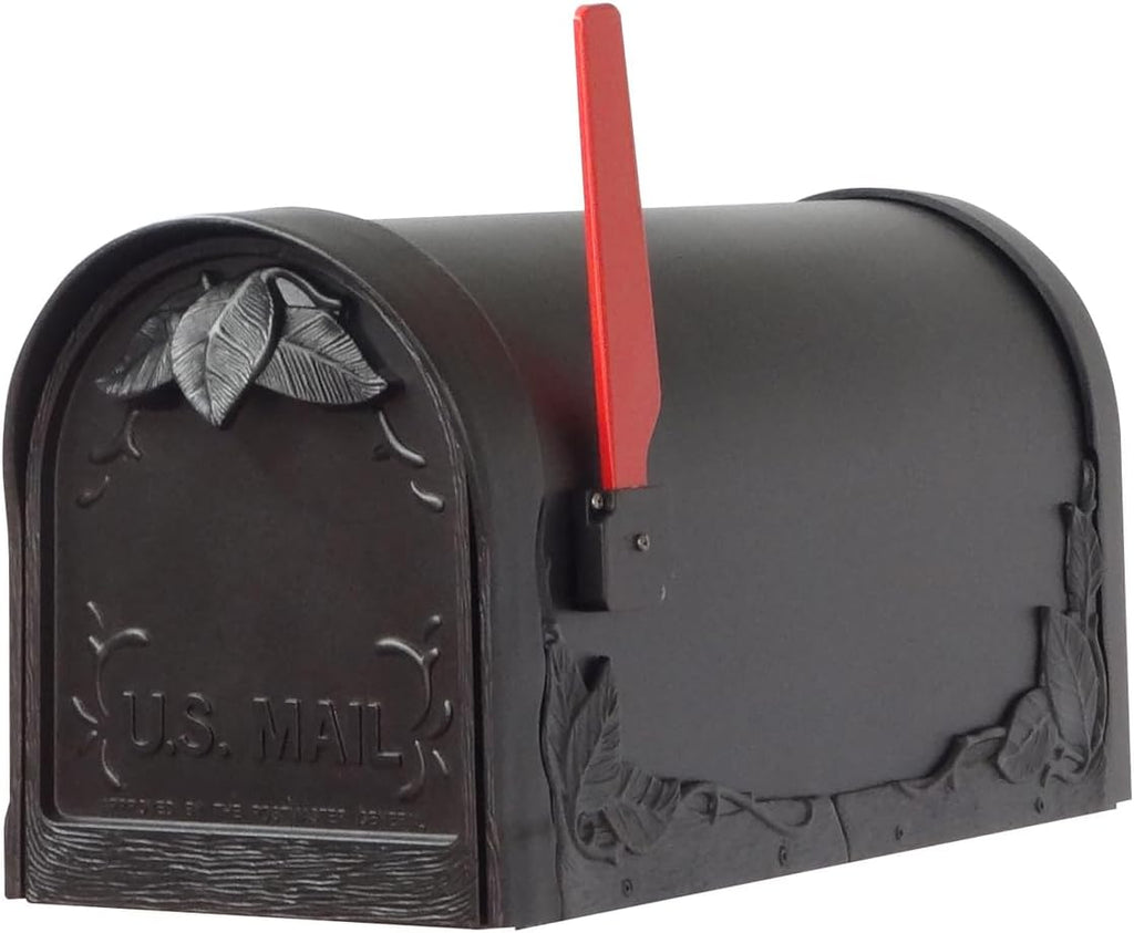 Floral Mailbox with Locking Insert and Mailbox Post I749