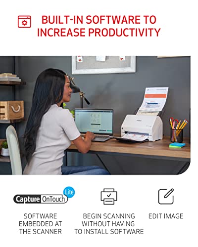 Office Document Scanner with Auto Document Feeder and Duplex Scanning N1058
