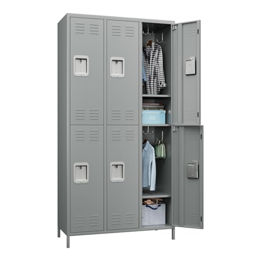 5 Door 72 inch Steel Storage Locker A863218