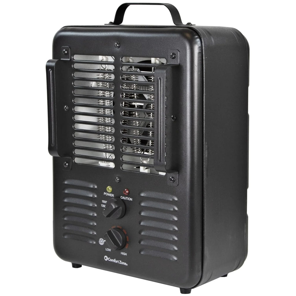 1,500-Watt Black Electric Utility Heater U77567