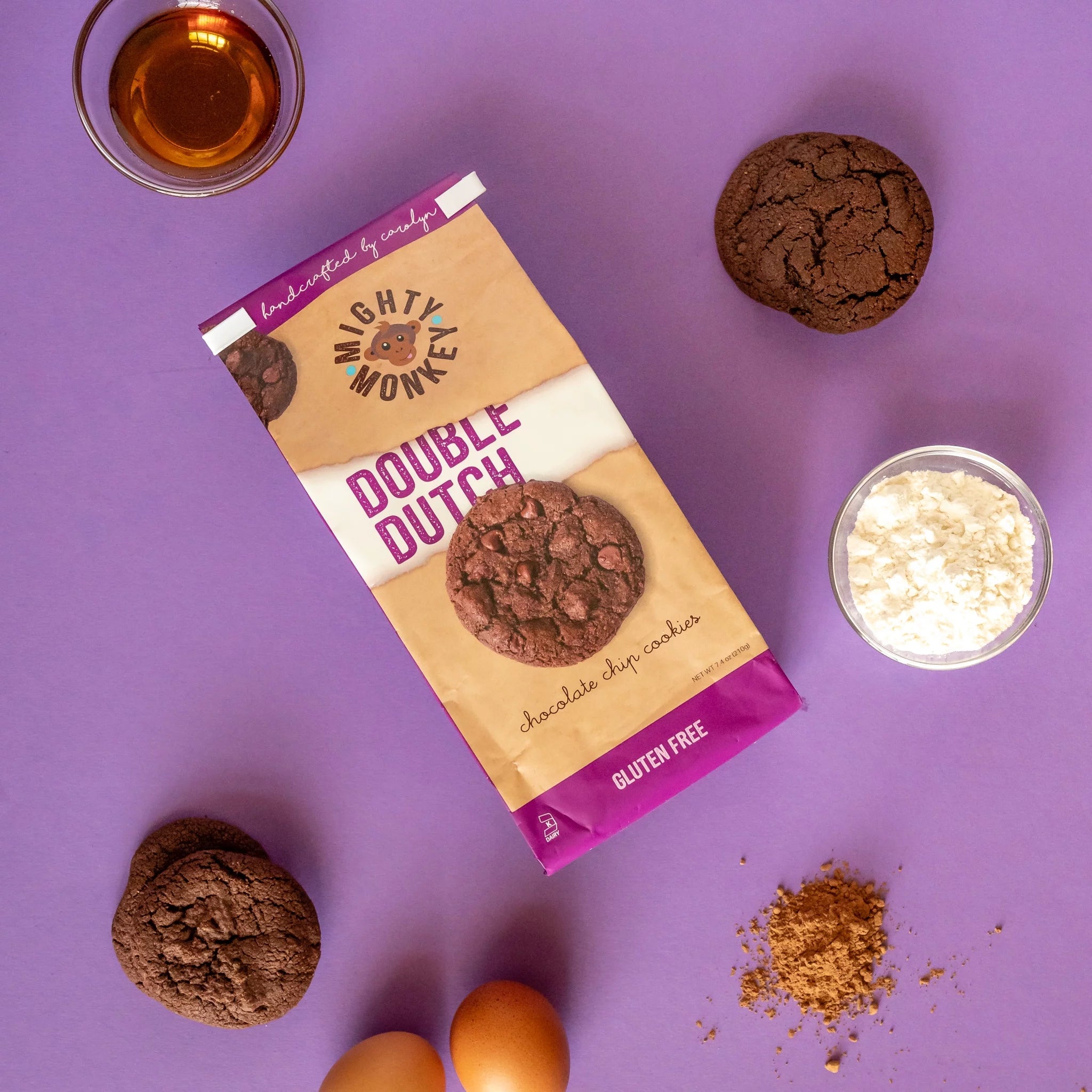 7.4 Oz (3 Pack) Gluten Free Double Dutch Chocolate Chip Cookies V50197