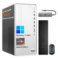 AMD Ryzen 5 Desktop Computer Tower, 32GB RAM 2TB SSD, Windows 11 Pro Y293