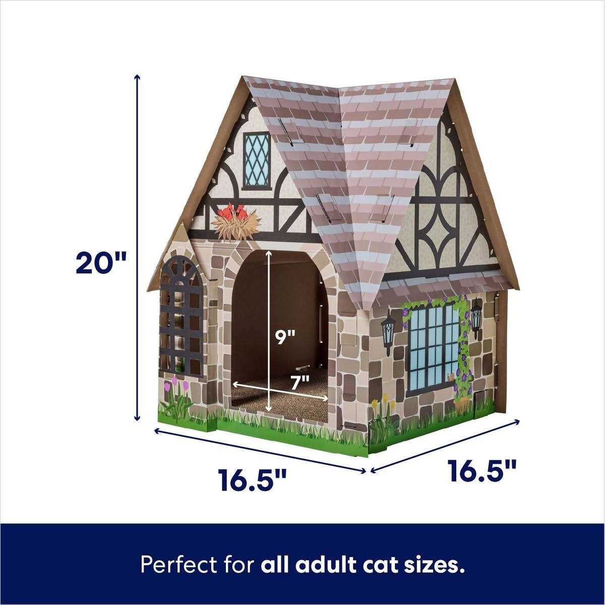 Cardboard Cat House X9208