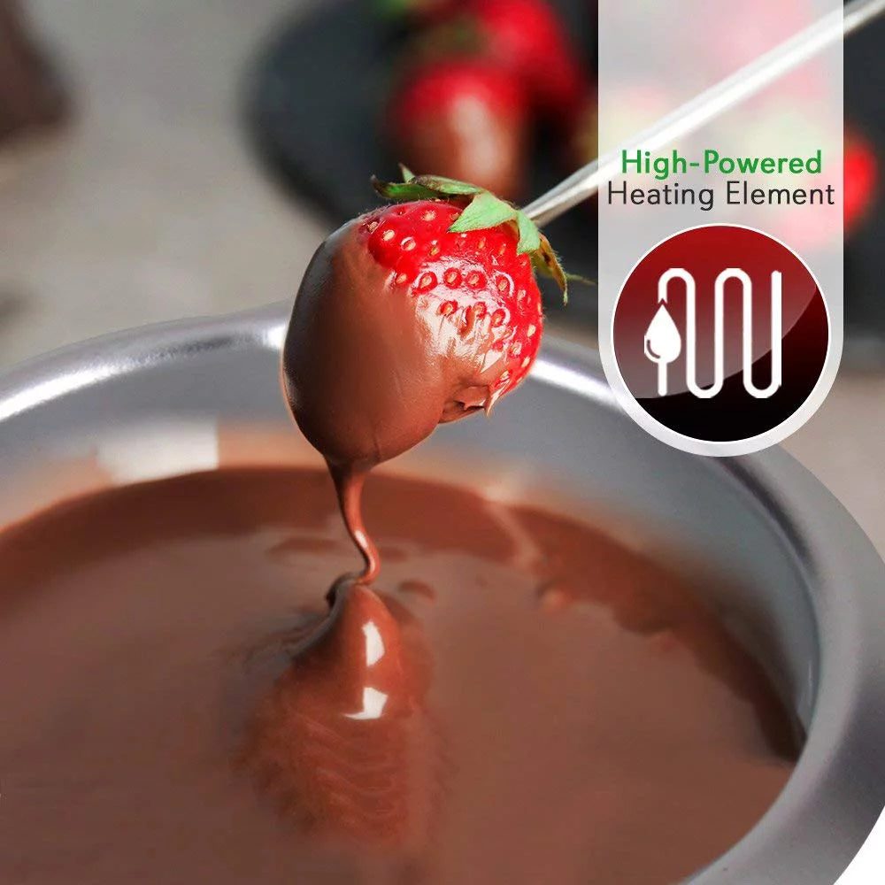 Chocolate Melting Warming Fondue Set with Removable Pot L47454