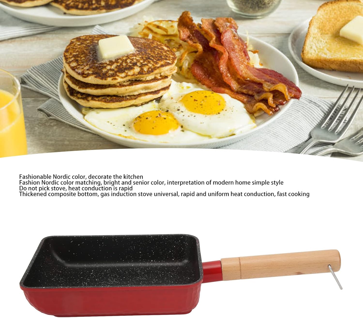 Red Non Stick Mini Frying Pan A312999