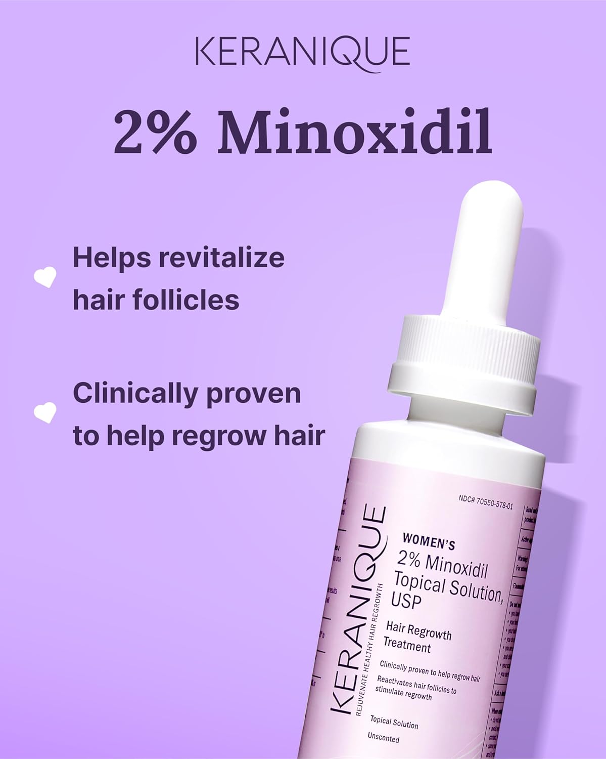 2% Minoxidil Hair Regrowth Tonic for Women G294