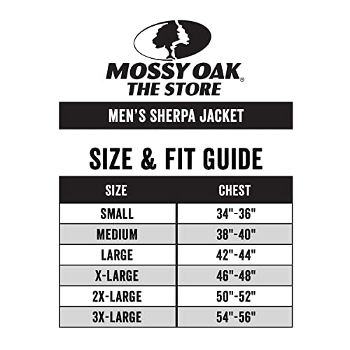 Men's Sherpa Fleece Lined Camo Hunting Jacket H294