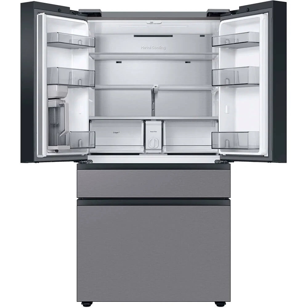 23 Cu. Ft. Stainless Counter-Depth 4-Door French Door Refrigerator L891