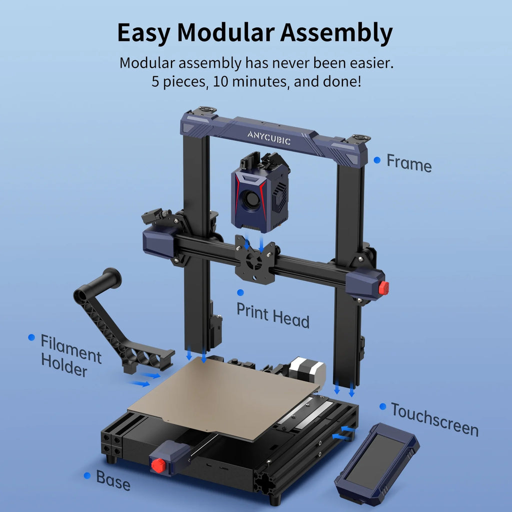 8.7"x8.7"x9.84" 3D Printer L228