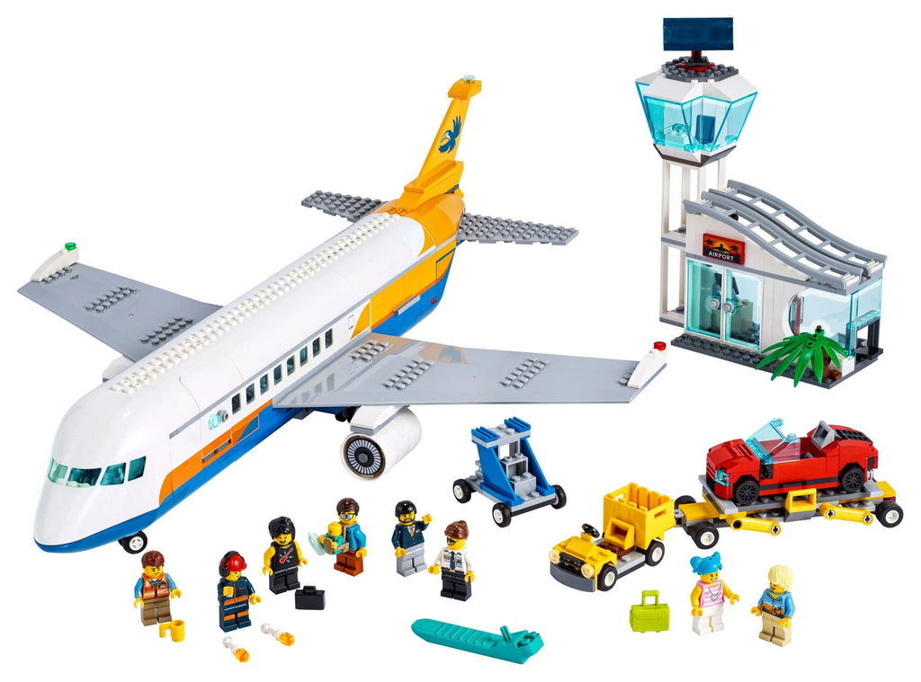 Passenger Airplane Building Toy (669 Pieces) E61602