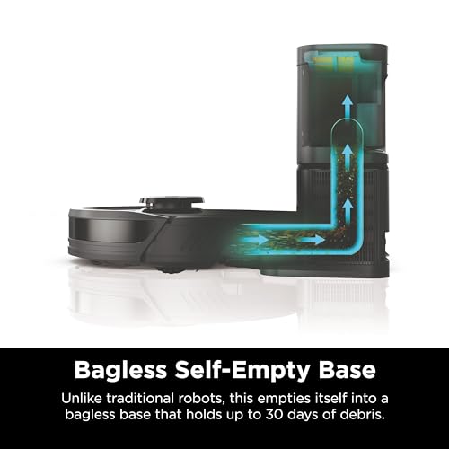 Dark Grey Robot Vacuum with HEPA Self Empty Base K612523