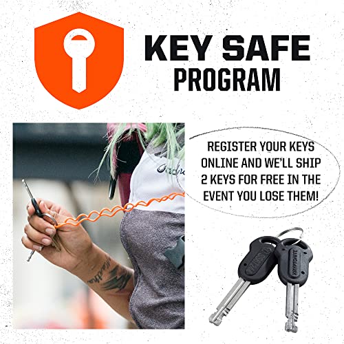 Heavy Duty Bicycle U Lock Bike Lock with Bracket (4-Inch x 11.5-Inch) F507596